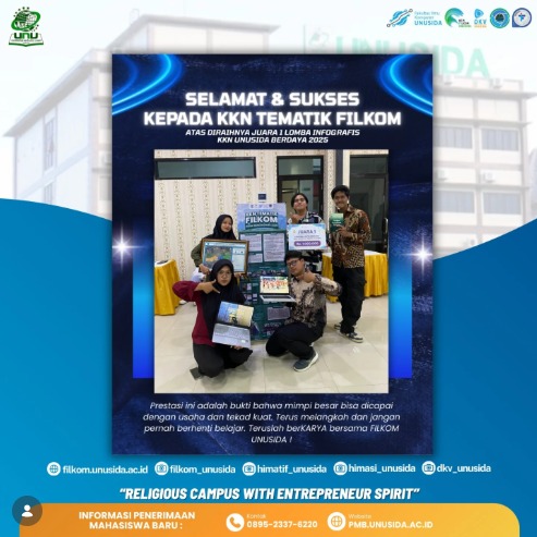 Lomba Infografis KKN UNUSIDA BERDAYA 2025